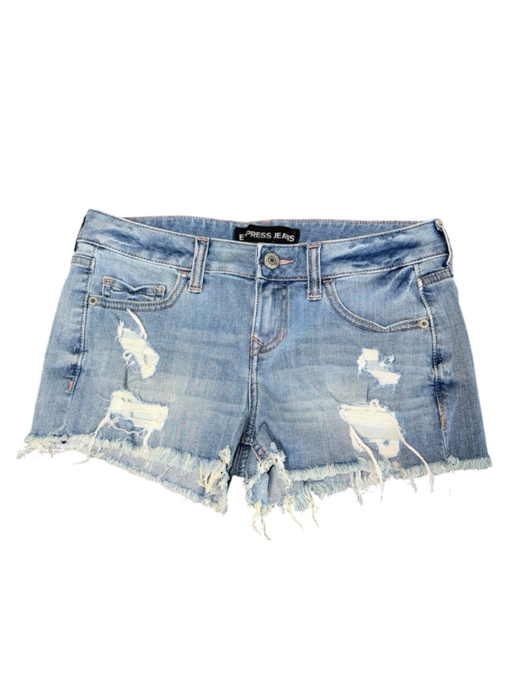 Women’s Y2k Express Denim Blue Jean Shorts size 2